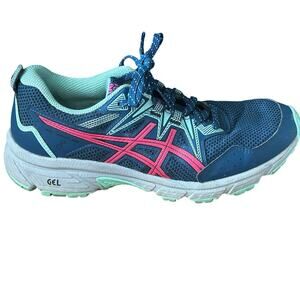 ASICS GEL Venture 8 Women's Trail Running Shoes Sneakers Athletic Navy Pink